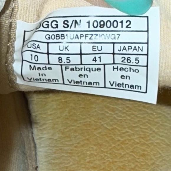 UGG KARINE CHUNKY GLITTER GOLD MULTI SHOES Women’s 10 - Picture 15 of 15